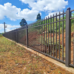 Đúc Sẵn thiết kế mới phong hóa thấp tường thép lan can bảng điều chỉnh hàng rào Thái Lan giáo hàng đầu thép riêng tư hàng rào - Product Image 1