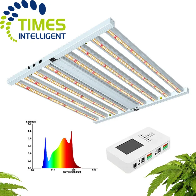 Высококачественная Светодиодная лампа полного спектра для выращивания растений с регулируемым спектром, 1000 Вт