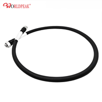 HF-Pigtail-Anschluss mit LDF4-50A Superflex-Zuführung 4.3-10 Din-Stecker N-Typ Stecker Kupfer-Koaxialkabel-Baugruppe PE-Isolierung
