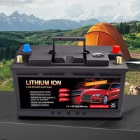 Generator portabel baterai Starter mobil Lifepo4 12v 100ah baterai asam timbal pengganti