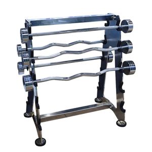 批发Ez杠铃卷曲棒健身器材自由重量杠铃重量套装直举重钢固定杠铃套装 - Product Image 3