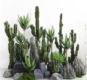 Planta Artificial de Tacto Real, Adornos de Jardinería, Cactus Artificial de Primera Calidad, Casi Natural, para Fuentes de Agua - Product Image 2