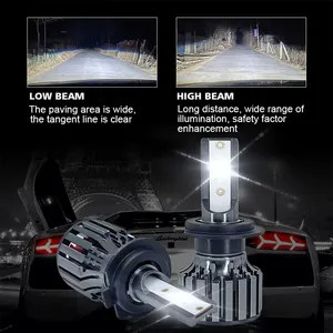 Motorbike 3000k 6000k Scooter Led Fogdriving Lights Condensing Len Fog Lights Led Hi Lo Beam Motorcycle Headlight Ba20d H4