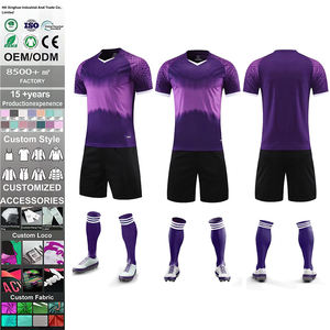 Conjuntos de Uniformes de Fútbol Impresos de Alta Calidad al por Mayor, Camisetas de Fútbol Personalizadas, Transpirables, de Secado Rápido, Manga Corta, Uniformes de Verano - Product Image 3