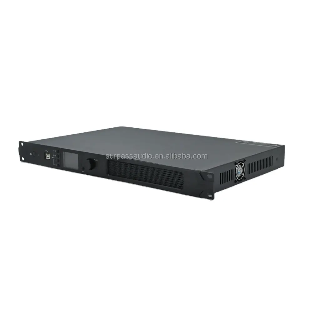 New Products 4 Channel Digital Professional Power Amplifier With Dante Network Audio Optional