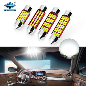 Lampe de voiture 31mm 36mm 39mm 41mm Festoon Canbus 4014 12SMD <span class=keywords><strong>C5W</strong></span> Lampe de lecture à LED Lampe dôme Lampe d'intérieur de voiture 12 Volts Blanc - Product Image 2