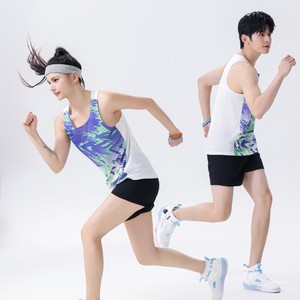 Débardeur de course à pied respirant pour homme, personnalisé, en maille, séchage rapide, sublimation, spandex/polyester - Product Image 3