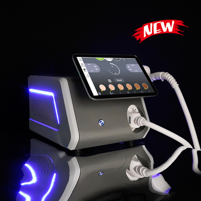 Professional Portable High Power 2000W 3-Wavelength (755nm/808nm/1064nm) Diode Laser Hair Removal Machine for Home Use