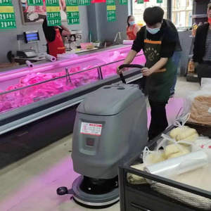 Industrial <strong>Tile</strong> Cleaning Machine Electric Commercial Walk Behind Floor <strong>Scrubber</strong> for Supermarket - Product Image 4