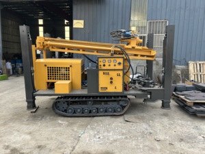 400m Profundidade de Água Furo Broca 92kw Diesel Motor DTH <span class=keywords><strong>Rock</strong></span> Rig Máquina Mina Broca Buraco Máquina Alto Desempenho à venda - Product Image 3