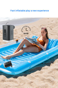 Pompe à air portable NEWO AP8-P avec lampe de camping LED, gonfleur/dégonfleur 3-en-1 pour articles gonflables, <span class=keywords><strong>piscine</strong></span> et matelas - Product Image 3