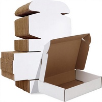 Caja de Cartón Corrugado con Tira Desprendible Blanca Personalizada Directo de Fábrica para Embalaje de Cosméticos, Certificada Ecológica, Acabado Mate