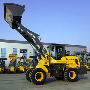 Fabrikant Leverancier 4X4 Compacte Nieuwe Goedkope 1ton Backhoe Mini Wiellader Met Topkwaliteit