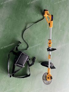 Débroussailleuse à batterie au lithium 48V/24V avec sac à dos, débroussailleuse électrique - Product Image 2