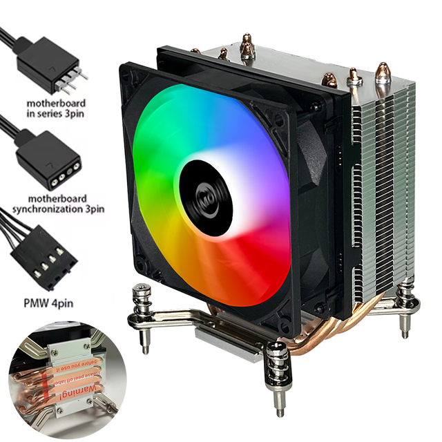 S4-90A CPU Cooler 4 Heatpipes Air Cooler for Intel LGA 1700 2011 115X 1200 Desktop Computer Cooling FanOEM ODM Heatsink Radiator