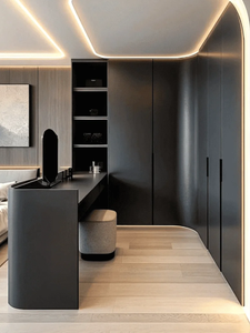 Fabricante de Muebles personalizados Muebles de dormitorio Diseño de armario moderno modular de madera Armario de dormitorio Estilo minimalista - Product Image 2