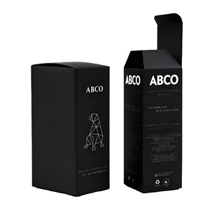 Boîte d'emballage de luxe pour soins de la peau kraft boîte en carton gaufré parfum, rouge à lèvres et sérum pour les yeux logo personnalisé - Product Image 1