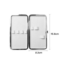 IRISMANLI pince à épiler professionnelle de haute qualité pour extension de cils sac de rangement de cils Portable avec pince à épiler boîte outil de beauté