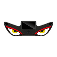 Lumière décorative de fenêtre triangulaire LED solaire sans fil pour voiture, modèle 3.7V 362, ambiance intérieure de voiture sans câblage