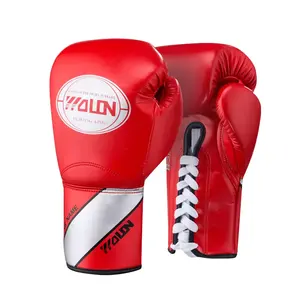 Luvas profissionais personalizadas da boxe do couro 20 pares