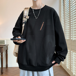 เสื้อสเวตเตอร์แขนสั้นผู้ชายแฟชั่นฤดูร้อนใหม่สไตล์เรโทรลายพิมพ์สตีลซีล เสื้อยืดทรงหลวมระบายอากาศได้ดี - Product Image 3