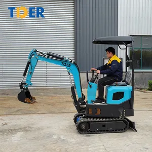 Tder vàng Nhà cung cấp 1 tấn máy xúc 1000 kg Mini Digger máy xúc cho Orchard