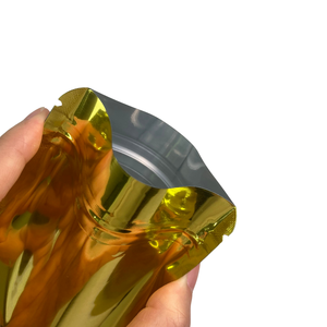 Hot Bán Bóng Kim Loại Vàng Đỏ Magenta Nắp Kéo Ziplock Túi Mùi Bằng Chứng Hoa Bao Bì <span class=keywords><strong>Pouch</strong></span> 3.5G Trống Mylar Túi - Product Image 6