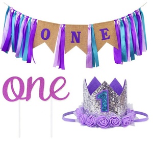 Tema sirena primo <span class=keywords><strong>compleanno</strong></span> seggiolone Banner forniture per feste di <span class=keywords><strong>compleanno</strong></span> ragazza <span class=keywords><strong>decorazioni</strong></span> per il primo <span class=keywords><strong>compleanno</strong></span> - Product Image 1
