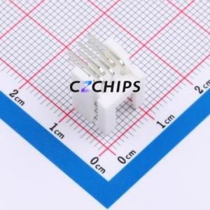 HC-XHD-2*3AW-05 Wire-to-Board Pin Header Bent Lead Through Hole,P=2.5mm Connector 2x3P 2.5mm Right Angle Insert DF1B - Product Image 2
