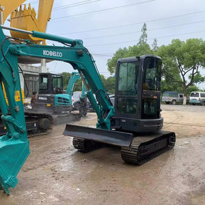 Excavatrice Kobelco SK55 d'occasion d'origine japonaise rentable, 5,5 tonnes, mini-excavatrice hydraulique à chenilles d'occasion à vendre - Product Image 1
