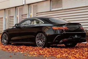 Kit carrosserie en fibre de carbone pour <span class=keywords><strong>Mercedes</strong></span>-Benz Classe S Coupé <span class=keywords><strong>S63</strong></span> <span class=keywords><strong>AMG</strong></span> W217 C217 au style B : Lame avant, diffuseur arrière, spoiler - Product Image 5