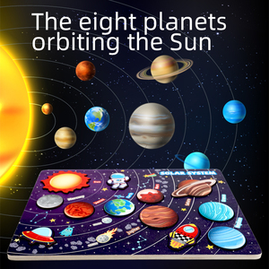 Jouet d'aventure spatiale, cadeau d'anniversaire pour garçons et filles, puzzles du système solaire, jouets planètes spatiales, grand puzzle - Product Image 1