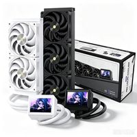 Refroidisseur liquide pour processeur PC Speedy Water Cooling 240/360 mm sans RGB AIO, dissipateur thermique en cuivre et aluminium
