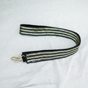 Sangle de ceinture brodée cousue à la main pour bagages - Product Image 1