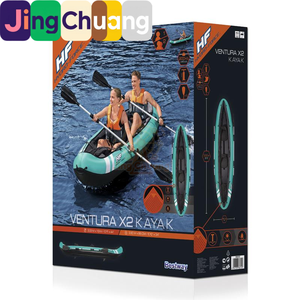 Kayak Inflable Bestway65052, Bote Inflable para Pesca, Bote Neumático Reforzado, Canoa Inflable - Product Image 3