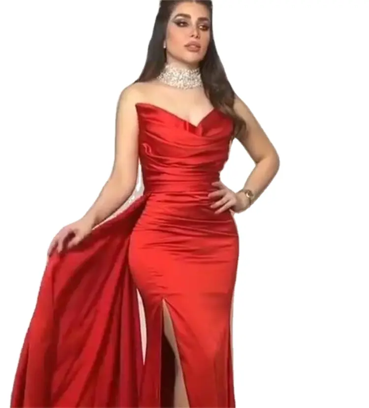 Африканское красное платье для подружек невесты, длинное золотистое черное платье для девушек, свадебных гостей, выпускного вечера, высококачественное платье для подружек невесты, халат для брака
