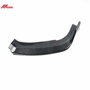 3 Stuks Zwart/Carbon Look/Koolstofvezel Voorbumper Body Kit Spoiler Lip Voor 10e Honda Accord 2018 + - Product Image 5