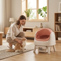 AutoScooper 11 Bac à litière automatique pour chat intelligent, grande capacité, écologique, contrôle des odeurs, nettoyage facile, mains libres, pour plusieurs chats