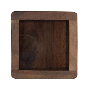 Soporte Cuadrado de Madera para Cubiertos, Porta Utensilios de Mesa, Portavasos de Nogal y Roble, Precio Económico, HORECA, Restaurante, OEM, Personalizado, Vietnam - Product Image 3