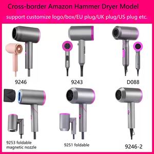 مجفف شعر كهربائي احترافي قابل للطي بقوة 2000 واط مع فوهة تركيز وتقنية الأيونات السالبة، سرعتان/3 درجات حرارة - Product Image 3