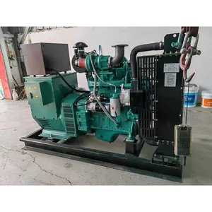 Cummins 30kva Diesel Generator Stille Open Type Met Radiator 3 Fase 4 Draad Certificaat Ac Model Voor Stand-By Gebruik