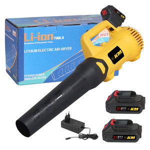 Li-Ion Tools Lithium Electric Air Dryer 21V Max Cordless Blower For Garden Snow Leaf Clearing - Product Image 1