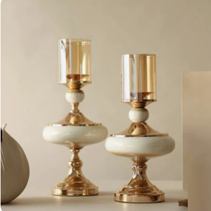 Bougeoir intérieur ouragans en métal noir pour éclairage de Noël pour décorations de mariage et espaces de vie à la maison - Product Image 3