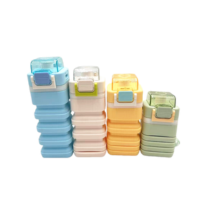 Vaso Plegable de Silicona de Grado Alimenticio con Tapa - Product Image 2