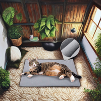 Tapis chauffant électrique pour animaux de compagnie en PVC écologique de haute qualité et sûr, 30 watts, AC120V, pour chiens et chats