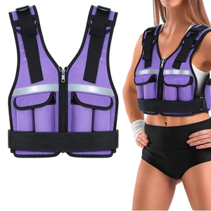 <span class=keywords><strong>Gilet</strong></span> <span class=keywords><strong>lesté</strong></span> de fitness réglable et durable, écologique, pour hommes, vente chaude 2025, personnalisable en gros, en nylon, capacité de 8 à 30 kg - Product Image 1