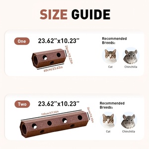 Cueva para Gatos Moderna y Sostenible, Absorbente de Sonido, de Fieltro, Plegable, Cerrada, con Diseño Impreso y Túnel de Juego Interior Acogedor - Product Image 2