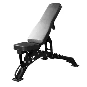 批发商业健身器材可调长凳可调倾斜长凳压力机健身房长凳