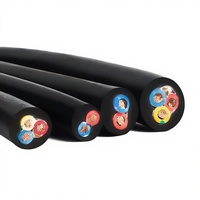 Câble électrique et fil de construction en cuivre de haute qualité, isolé en caoutchouc torsadé, 3 conducteurs, 14 AWG, 300V, vente chaude