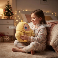 Boneka AI Pintar Terbaru dengan Mata LED Emosional dan Asisten AI Berbicara Multi-Bahasa, Mainan Boneka AI untuk Anak-Anak dengan Aplikasi
